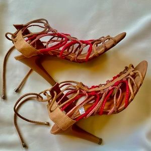 Beautiful Brazilian Sandals | Color: Beige and Pink | Lightweight | Size 7.5